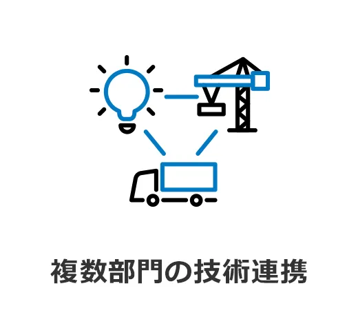 複数部門の技術連携