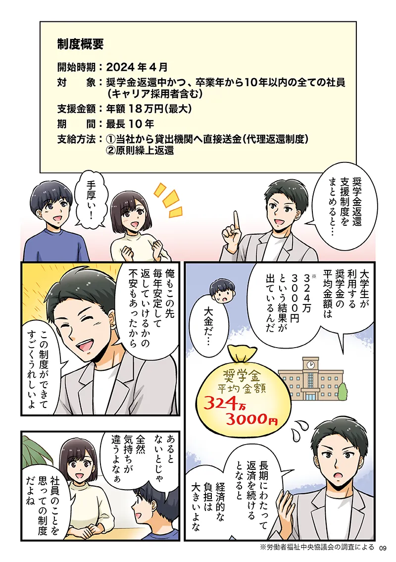 漫画「一緒にSANKYUで働いてみませんか？」9ページ目